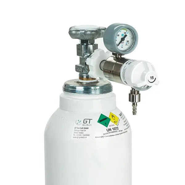 Druckminderer mit regelbarem Flow - 0 - 15 l/min - HUM
